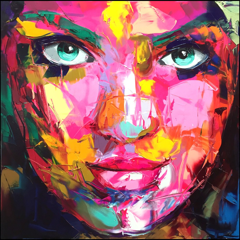 Francoise Nielly Portrait Palette Painting Expression Face177